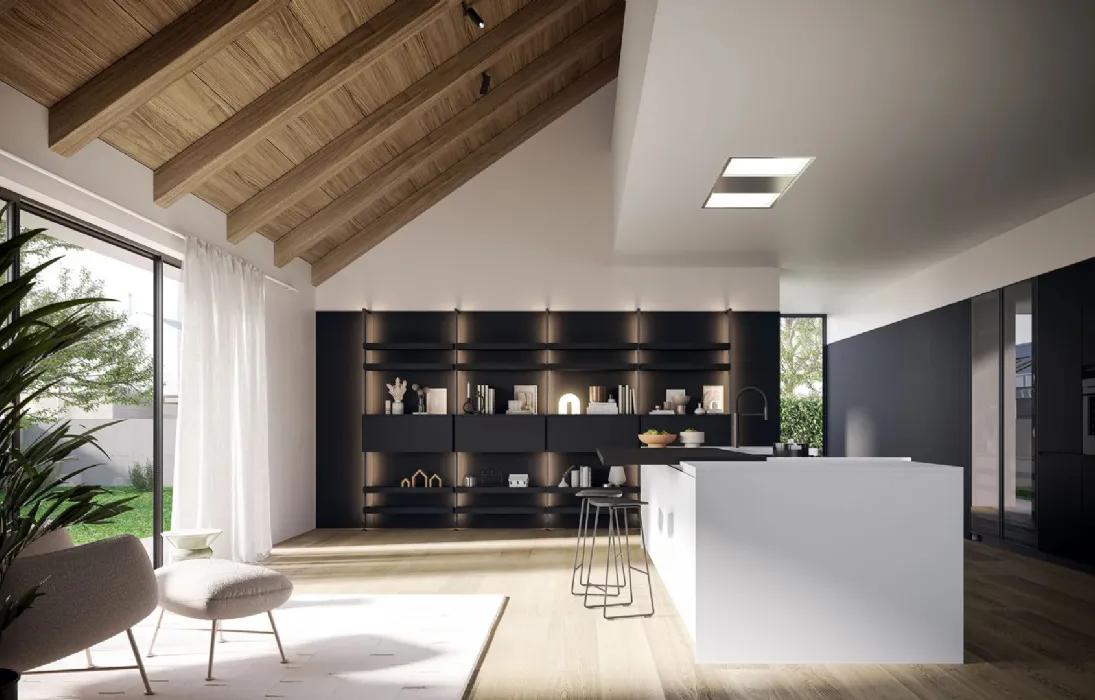 Cucina Moderna con isola Meg di Arredo3